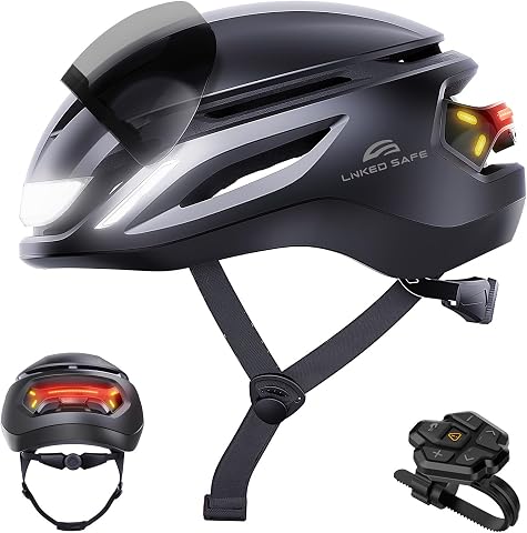 Ultra Smart Adult E-Bike Helmet with Safety Features and Bluetooth