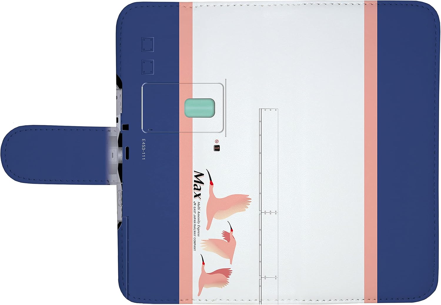 E4 Series Max Toki Railway Smartphone Case No.90 Compatible with Many Models L Size iPhone and Android Various [Notebook Type] tc-t-090-al