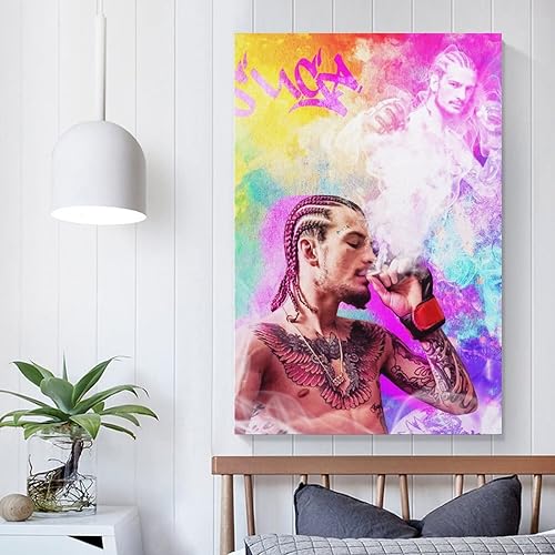 Miniatura 5 de Sean O'Malley - Póster de arte de estrella de boxeo para regalo, póster de pintura en lienzo, arte de pared, decoración moderna, enmarcado, sin