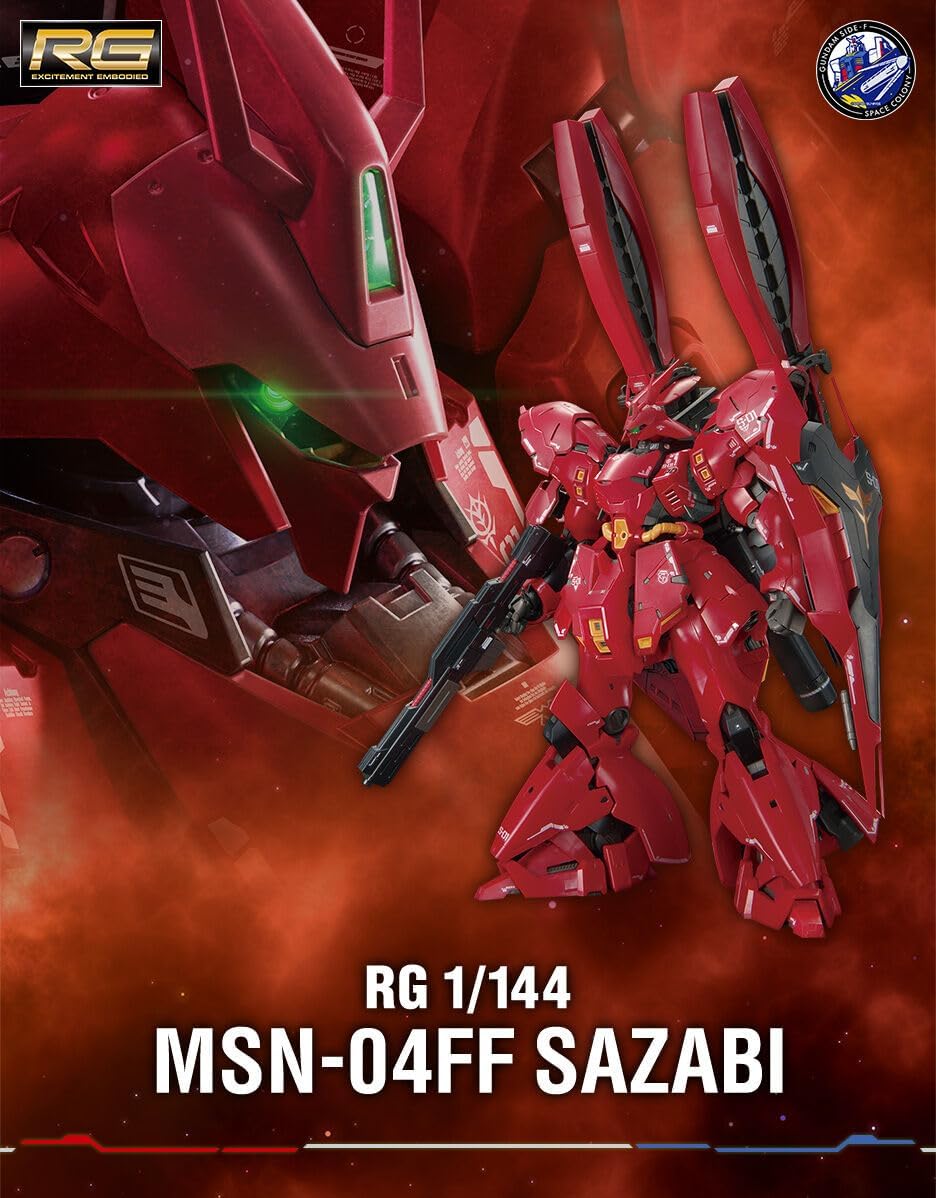 RG 1/144 MSN-04FF Sazabi [GUNDAM SIDE-F] Side F Fukuoka Mobile