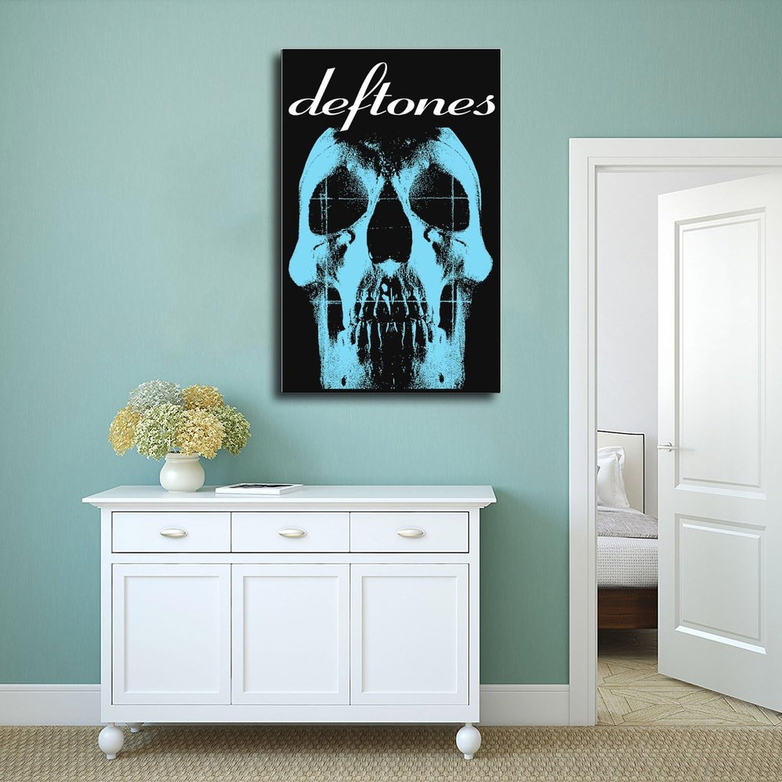augcol Deftones Poster Band Music Album Cover Canvas Poster