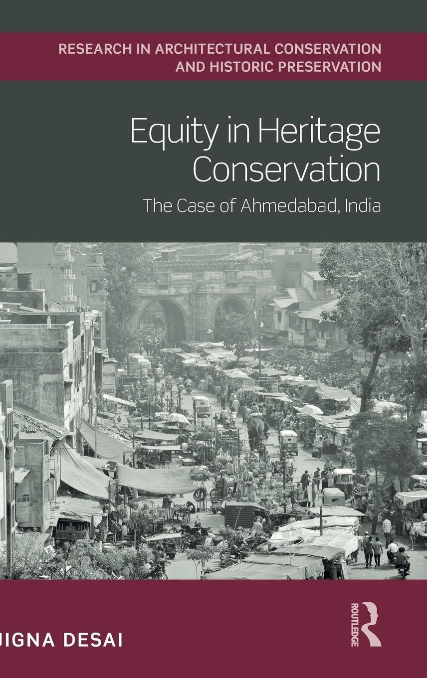 Equity in Heritage Conservation Ahmedabad livre sur le patrimoine de l'Inde