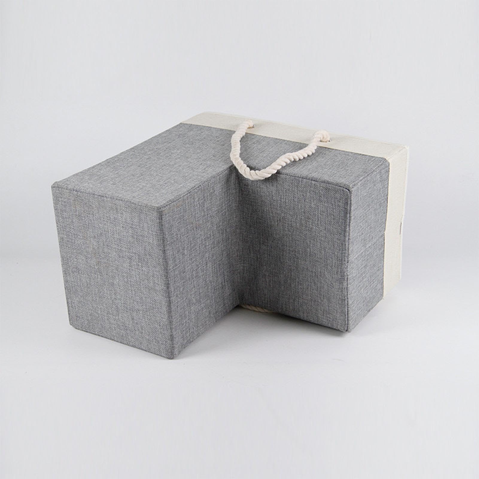Placard Meuble Bas De Salle De Bain Avec 1 Tiroir, 1 Panier À Linge 3 Panier, Sacs À Linge, BZr77-w