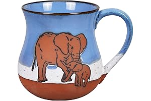 Ceramic Elephant Tea Mug 16 oz