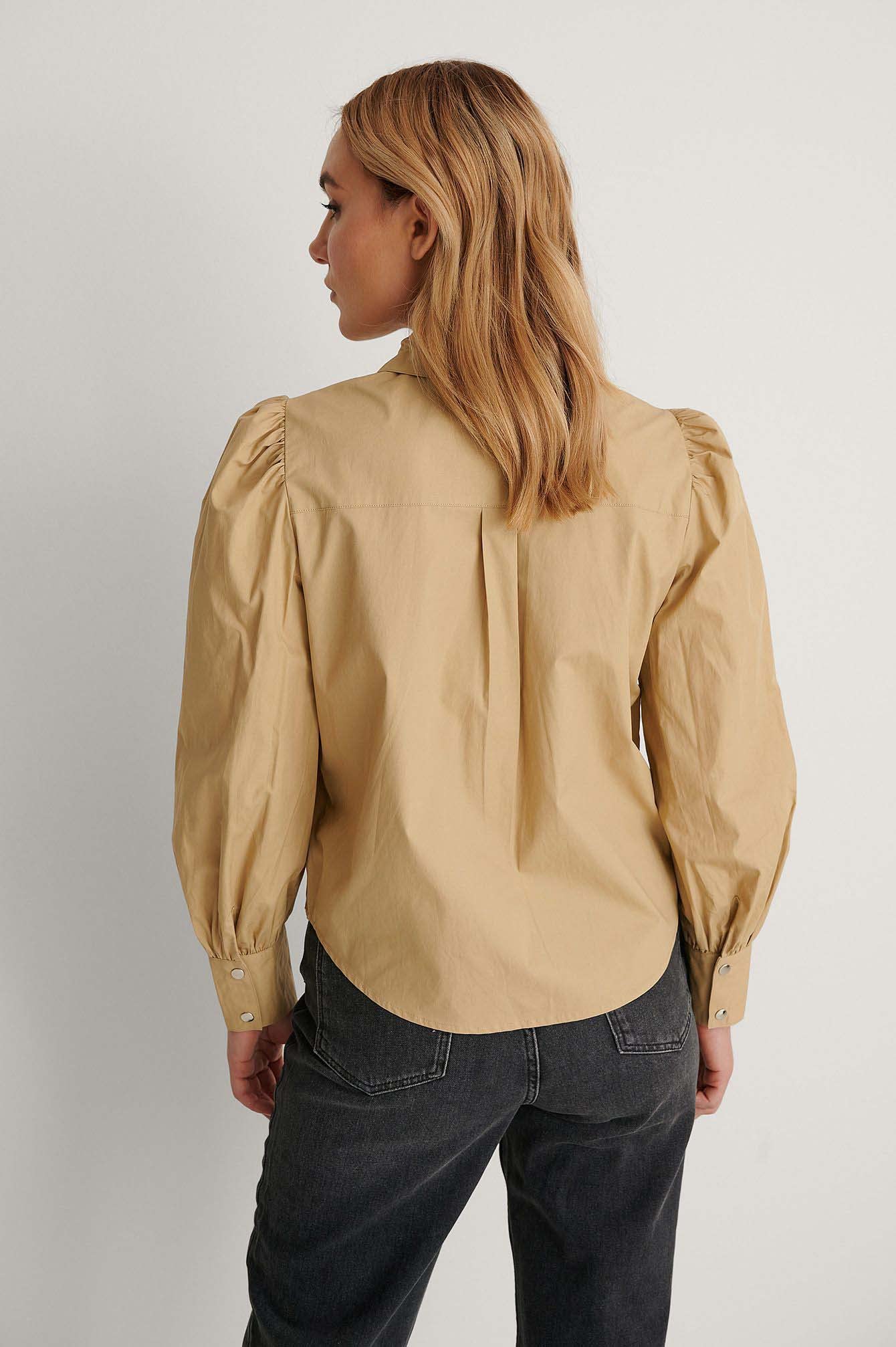 NA-KD Puff Sleeve Shirt Camicia Donna