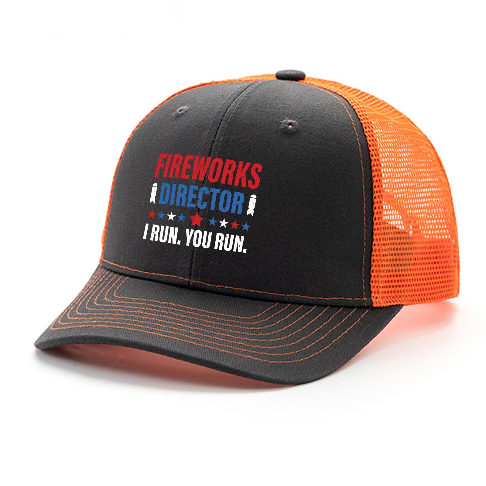 Fireworks Director I Run You Run hat Cycling Cap for Men