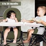 Chaises hautes pliables pour bébé et tout-petit, Chaise haute portable réglable pour bébé, Chaises longues amovibles pour bébé