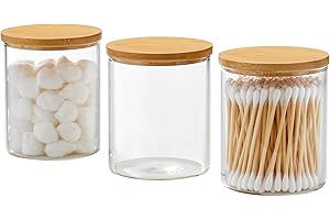 3-Pack Apothecary Jars with Lids