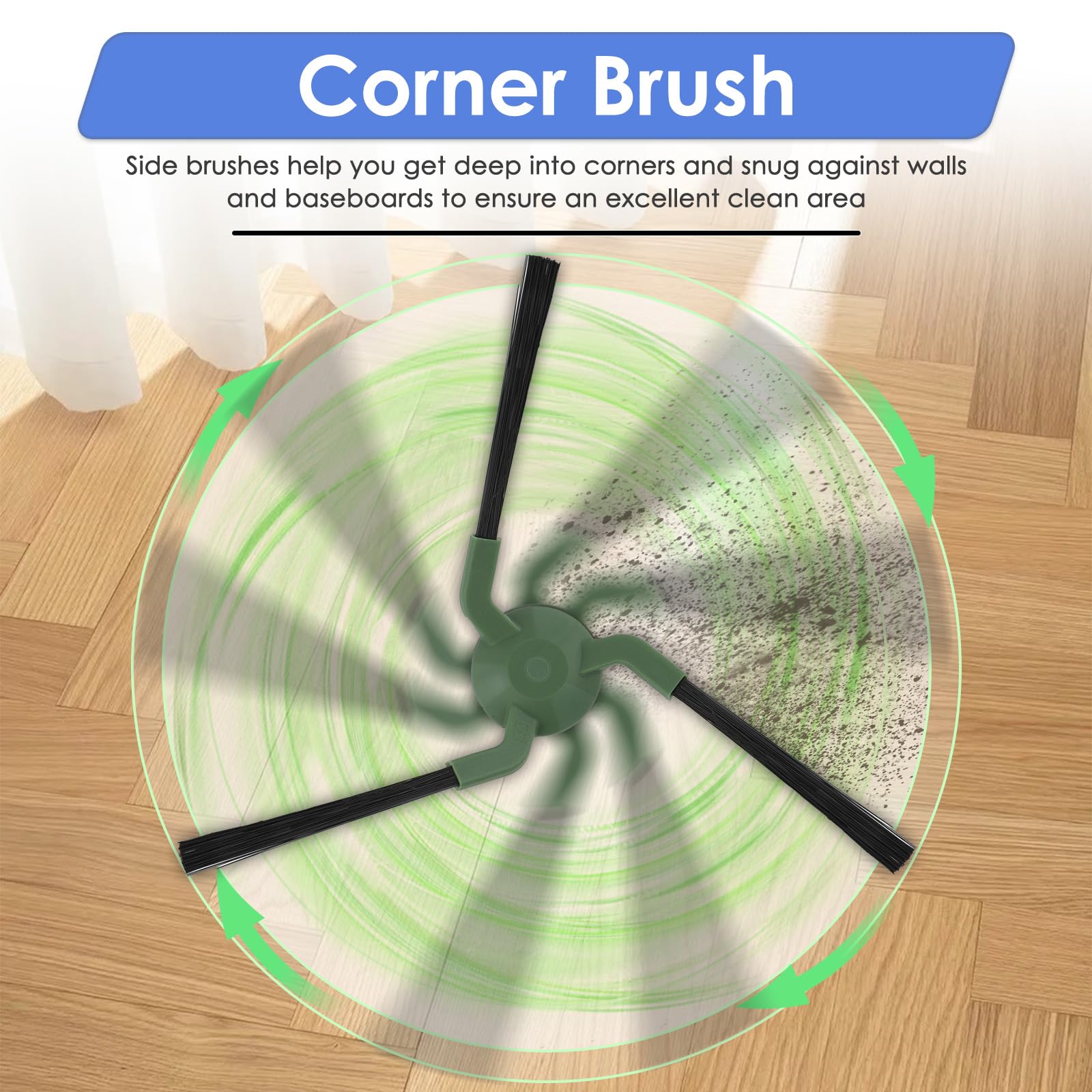 (13 Stück) Max 705 Combo Ersatzteile, kompatibel mit iRobot Roomba Max 705 Combo Roboter-Staubsauger, 2 Bürstenwalzen, 1 Wischwalze, 3 HEPA-Filter, 3 Staubbeutel, 4 Seitenbürsten, Zubehör-Kit