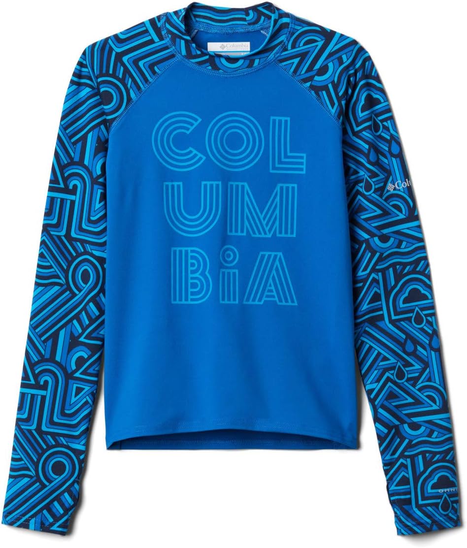 Columbia Unisex-Child Sandy Shores Printed Long Sleeve Sunguard
