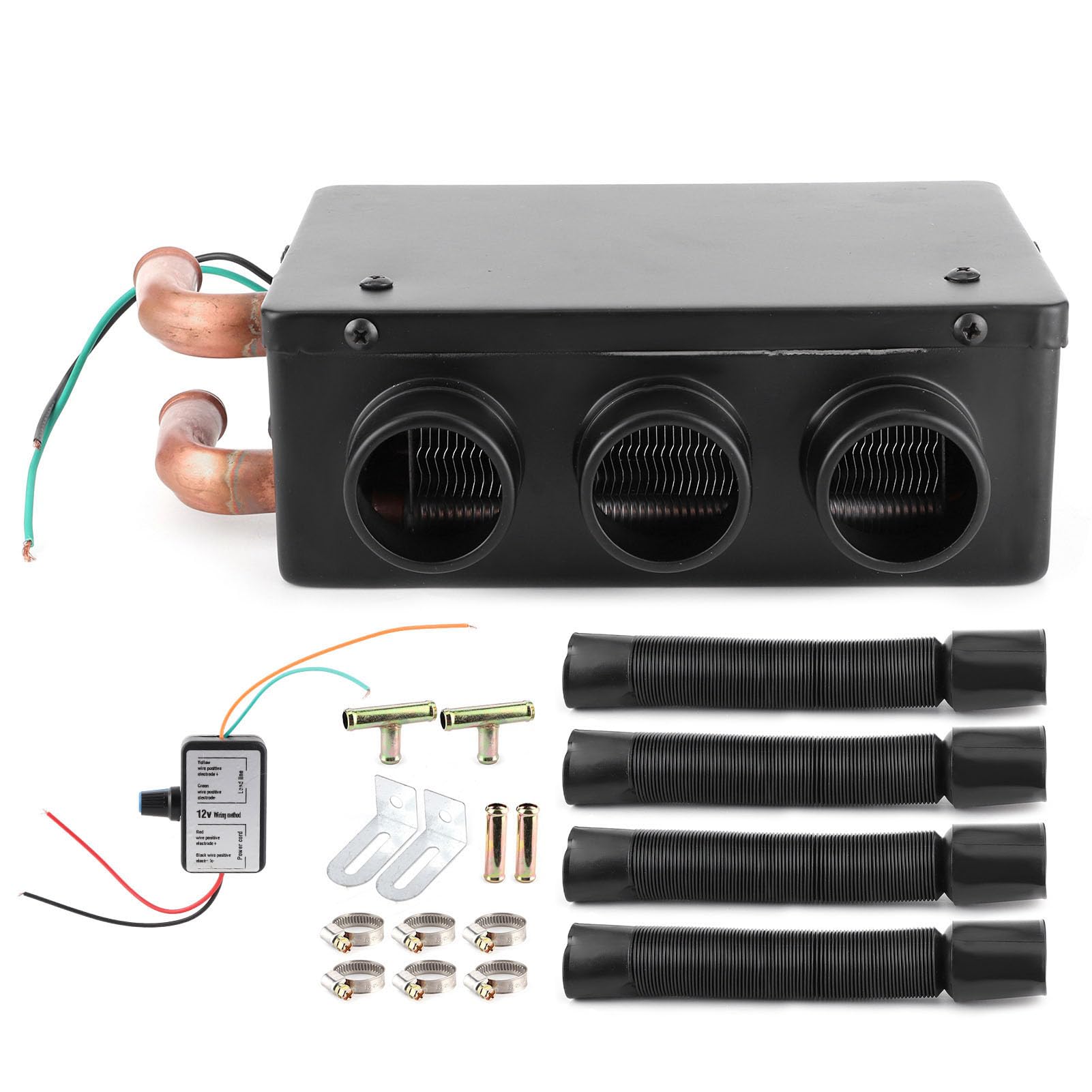 Riscaldamento 12v per Auto Riscaldamento per Auto Adatto 50w Car Heater 3 Hole Portable Defroster Winter Fast Heating Warmer Frost Removi