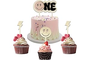 Smiley Face Cupcake Topper: Celebrate with Groovy Vibes