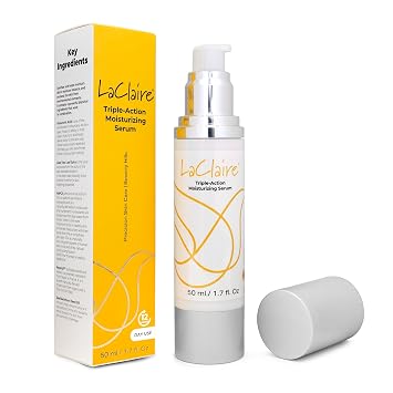 Triple-Action Daily Moisturizing Serum 70% Organic, Paraben-Free Hyaluronic Acid + Aloe Vera + Green Tea Hydrates, Soothes & Protects 50 mL