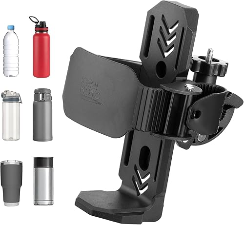 KEMIMOTO Portavasos para bicicleta, soporte para botella de agua de hasta 28 onzas de capacidad para manillar de bicicleta, soporte para bebidas de