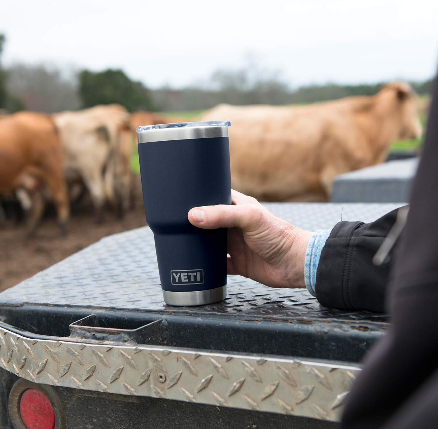 YETI Ramble Becher Mit MagSlider Deckel, Black, 30 oz (887 ml)
