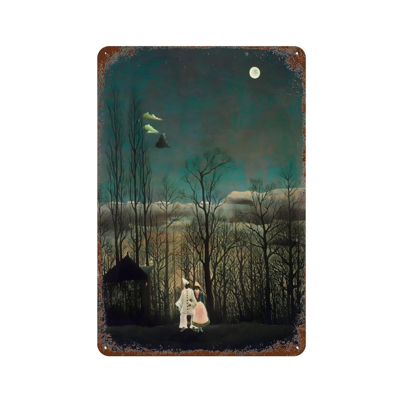 xiaoxiaoshen Henri Rousseau (2) Wall Decor Art Metal Tin Poster Modern Home Decor Art Home Bar Shop Decorations Vintage Sign 30x20cm