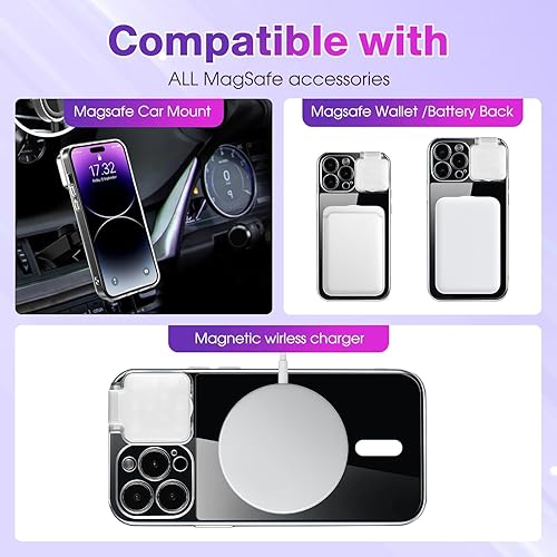 Miniatura 5 de Funda con luz LED para selfie para iPhone 12 Pro Max, funda iluminada, recargable, compatible con maquillaje en vivo, TikTok, video, selfie