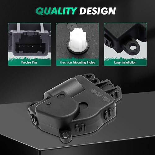 Vista 50 de SCITOO Reemplazo de actuador de puerta de mezcla de calentador HVAC para Ford F-150 2004-2008, para Ford para Lobo 2004-2008, para Lincoln para Mark