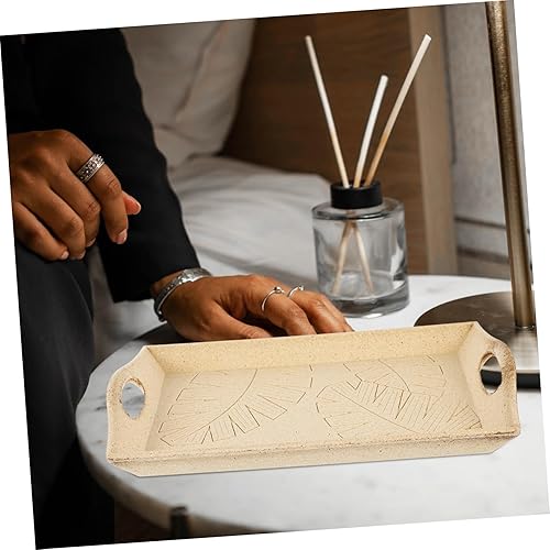 Miniatura 7 de EXCEART 5pcs Wooden Pallet Wood Sandwich Tray Jewelry Tray Wood Serving Tray Wooden Platter Tray Wood Trinket Dish Rectangular Jewelry Display Tray