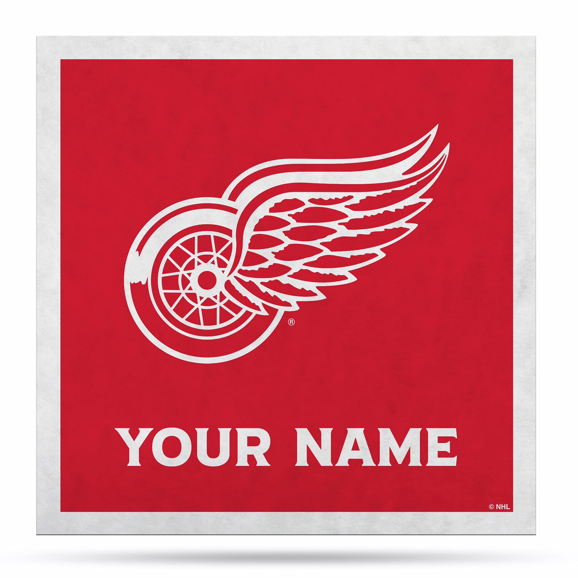 Rico Industries NHL Hockey Detroit Red Wings Personalized 35