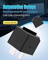 Vista 2 de V23136-J6-X48 Relé de potencia automotriz para BMW no comienza E90 E91 E92 E93 Cas Module Relay 4 Pin A/C Mini relés
