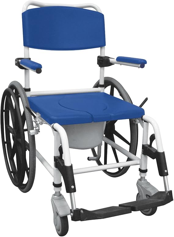Drive Medical NRS185006 Aluminum Rehab Shower Commode Chair