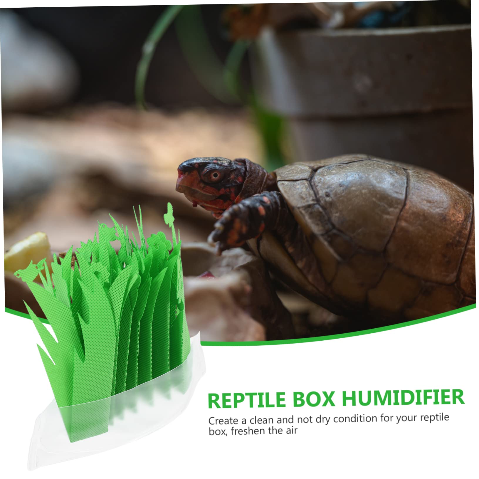 Mipcase Humidifier for Reptile Tank Plant Simulation Fogger for Box Reptile Cage Air Unplugged Humidifier