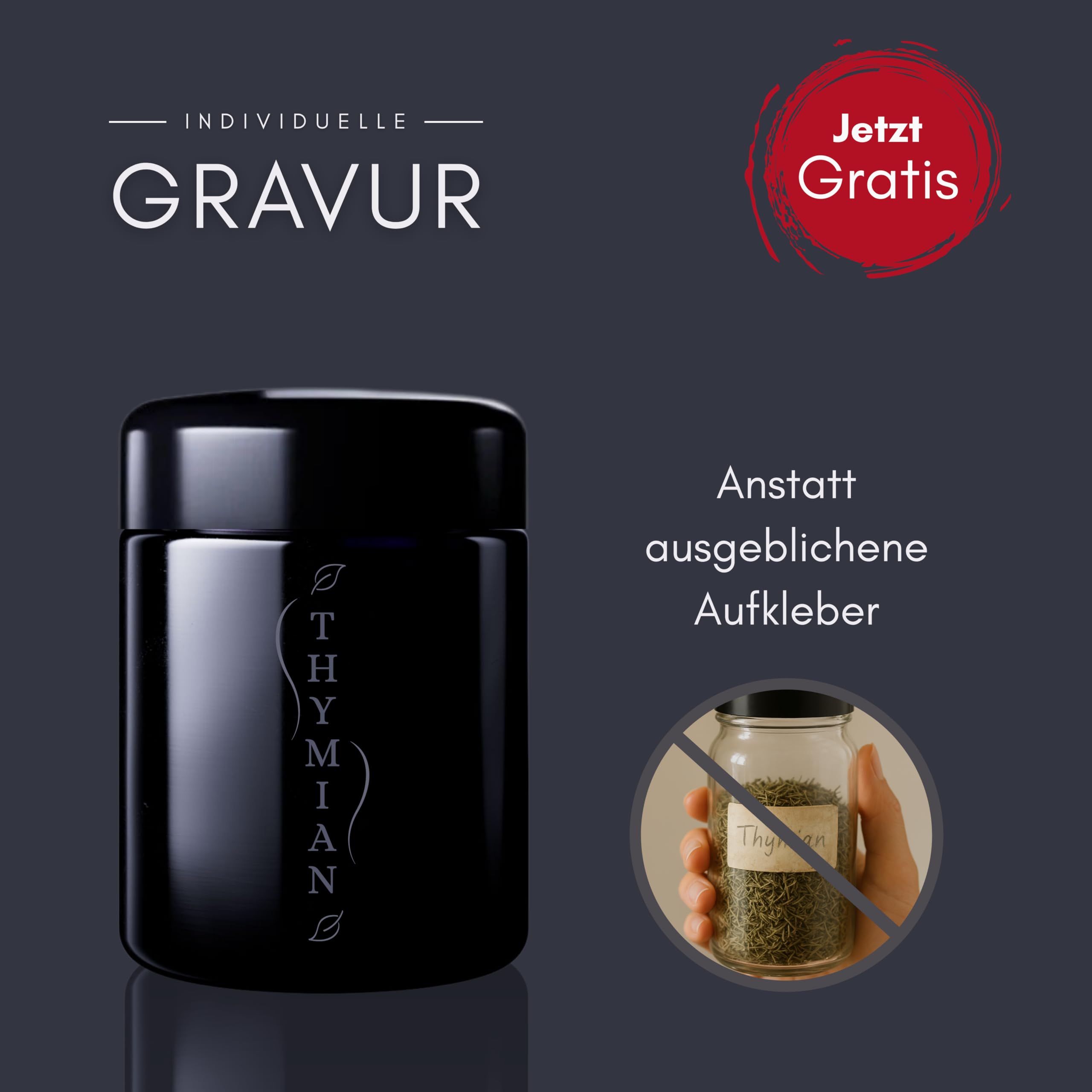 ANCEVIA edles Violettglas Vorratsglas 250 ml – 6er Set (70/400) luftdichte Vorratsdose mit Deckel | Miron Aufbewahrungsgläser, Glasbehälter mit Deckel für z.B. Nüsse, Zucker, Tee & Kräuter
