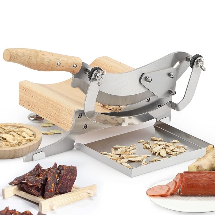 Buy Moongiantgo Manual Chinese Medicine Slicer Radiused Biltong Beef