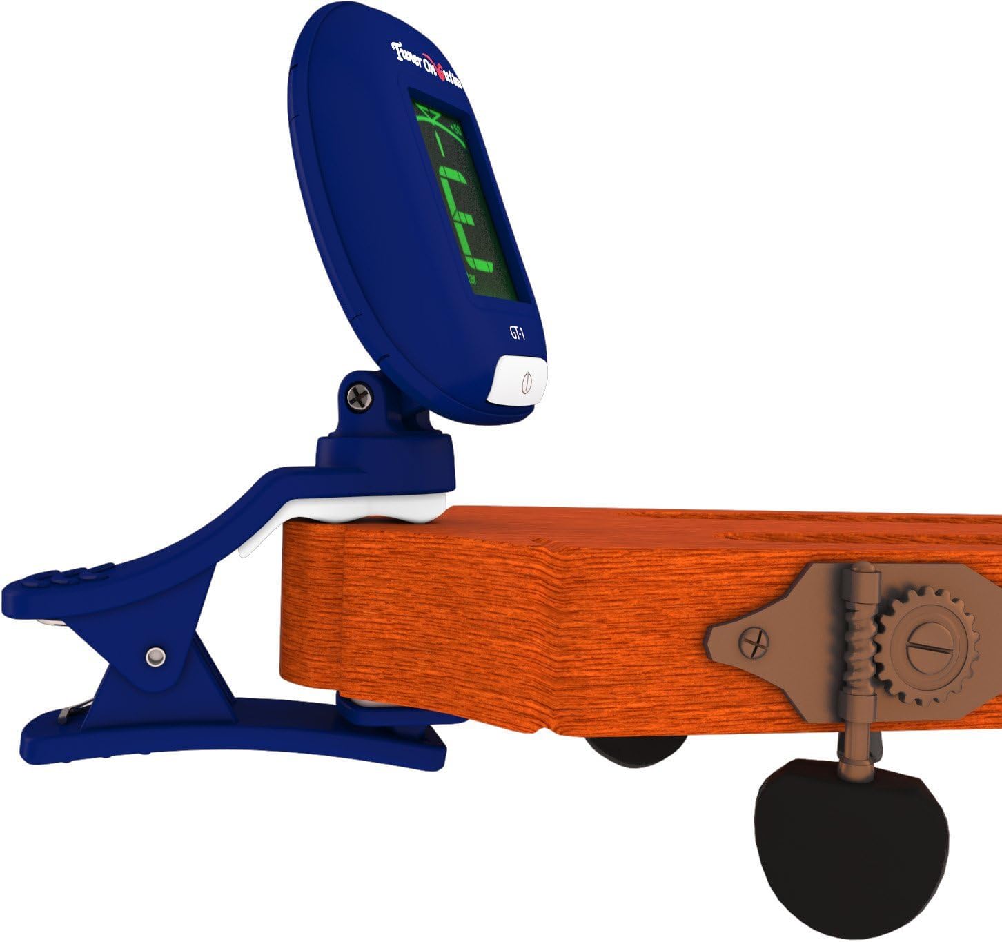 Tuner On Guitar - Clip-On Tuner for All Instruments, Guitar, Ukulele, Bass, Violin, Chromatic Tuning Modes, Fast & Accurate, Easy to Use, Auto Power Off, Battery Included.