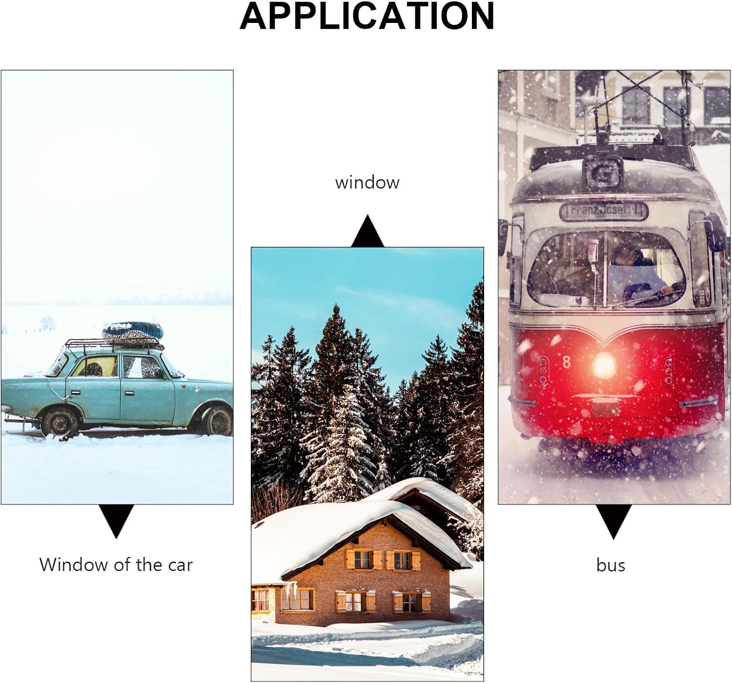 Detachable Snow Brush and Ice Scraper with Three-Section Iron Rod for Windshield and Truck, Multi-Functional Snow Removal Tool for Winter Cleaning