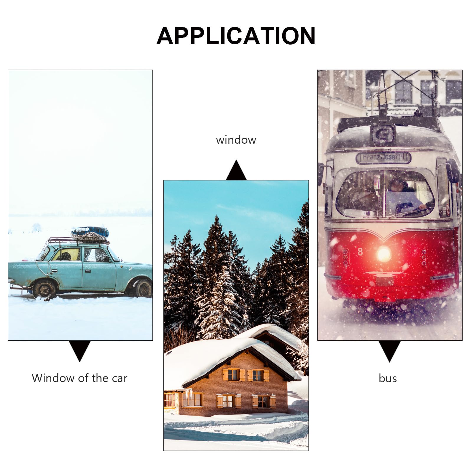 1 Satz Verstellbares Schneeräumgerät mit Schneebürste EIS und Schneekratzer aus Eisen Dreiabschnittiger Stiel für Auto und LKW im Winter