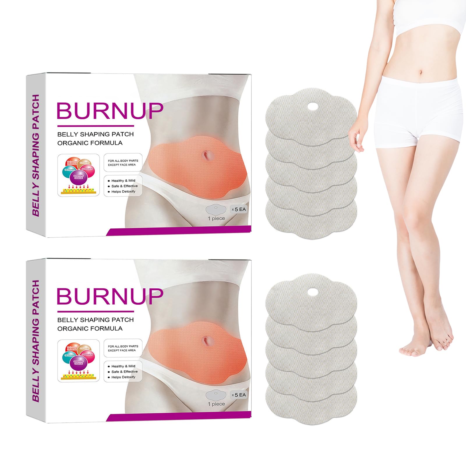 Pack of 10 Slimming Patches, Slimming Quick Fat Burner, Slimming Fat Burner