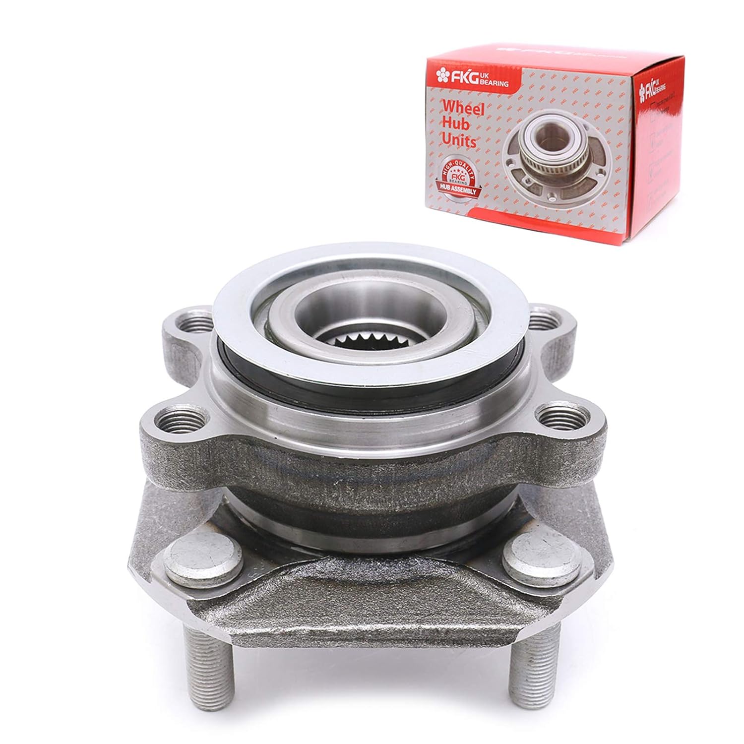 FKG 513297 Front Wheel Bearing Hub Assembly fit for 2007-2012 Nissan Sentra (2.0L Only)