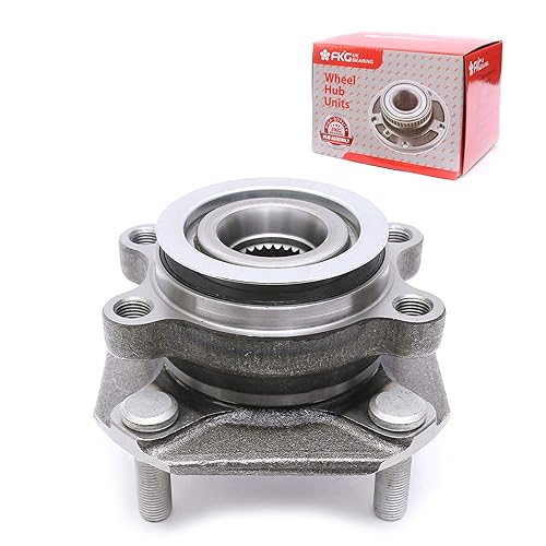 FKG Conjunto de cubo de rodamiento de rueda delantera 513297 para Nissan Sentra 2007-2012 (solo 2.0L)