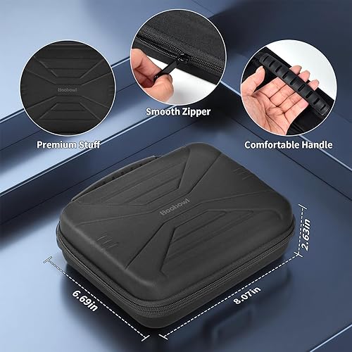 Miniatura 5 de Boobowl Estuche para dardos con capacidad para 12 dardos  Carcasa rígida a prueba de golpes, caja organizadora de transporte portátil para punta de