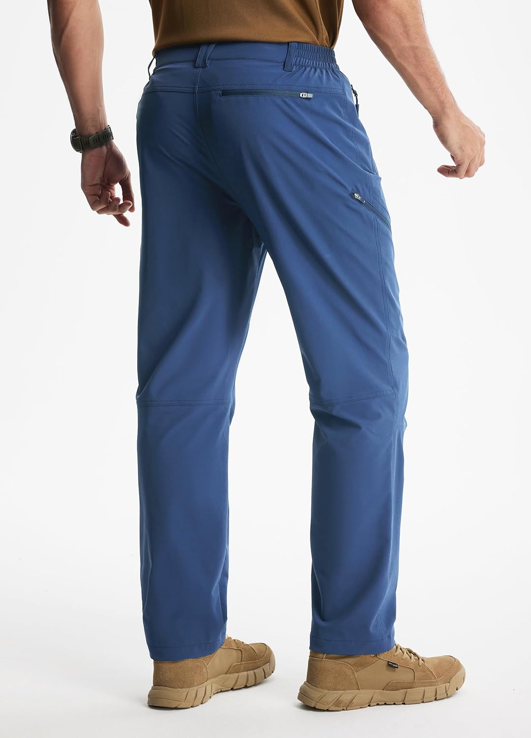Libin Mens Hiking Pants Lightweight Tactical Cargo Pants Quick Dry Water Resistant Stretchy Straight Leg Travel Trousers - Image 2