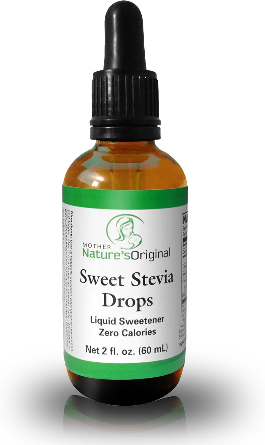 Liquid Sweet Stevia Drops for Coffee, Tea & Healthy Baking - Sugar Free, Zero Calorie Alternative Sweetener & Sugar Substitute, 2 Fl. Oz.