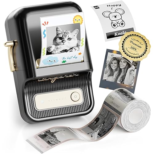 NIIMBOT B21 Pro Label Maker, 300DPI HD Label Printer, Ideal