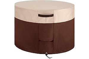 Amazon Basics Waterproof Round Fire Pit Cover
