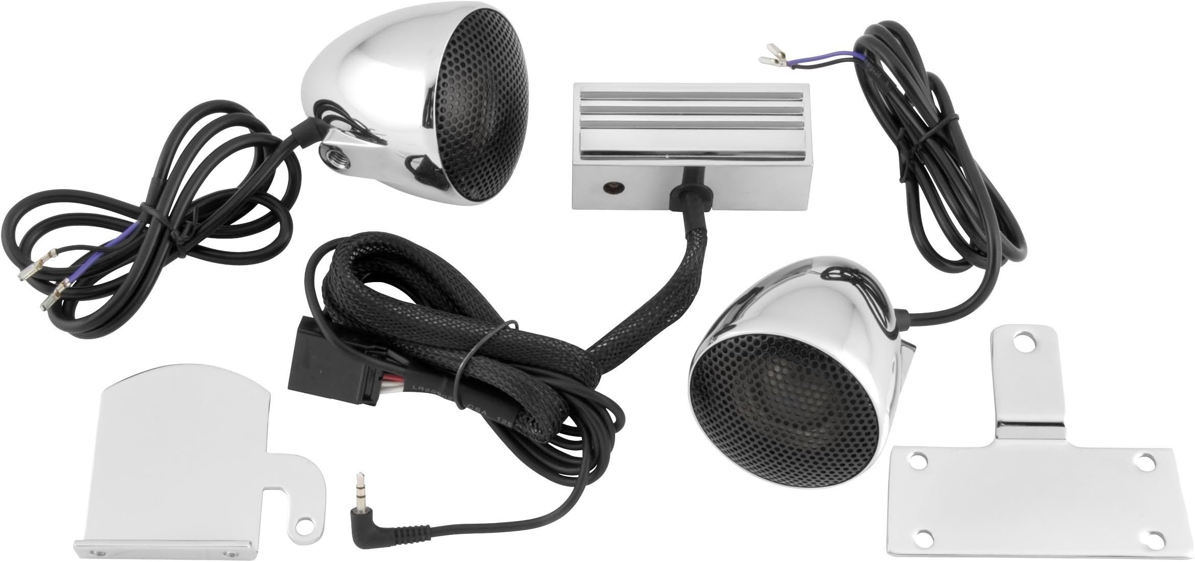 Cycle Sounds Cruiser Sound System 2-1/2 Inch Chrome for Harley Davidson FLHR/XL