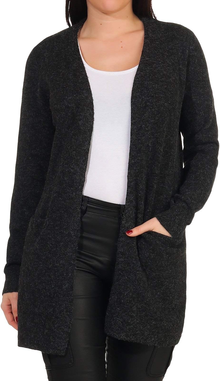 Vero ModaWomen's Vmdoffy Ls Short Open Cardigan Ga Noos Cardigan Sweater