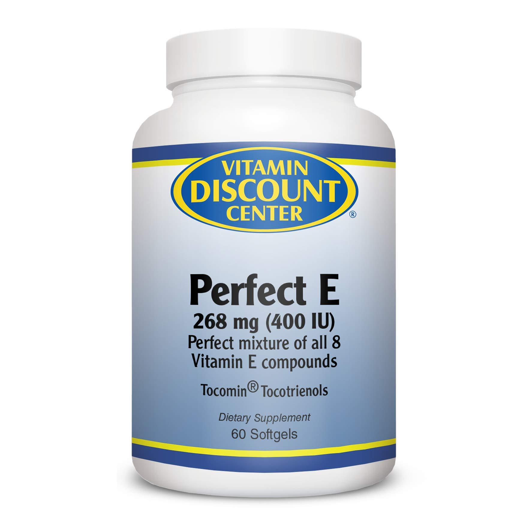Vitamin Discount CenterPerfect E 400 IU Tocotrienols, 60 Softgels