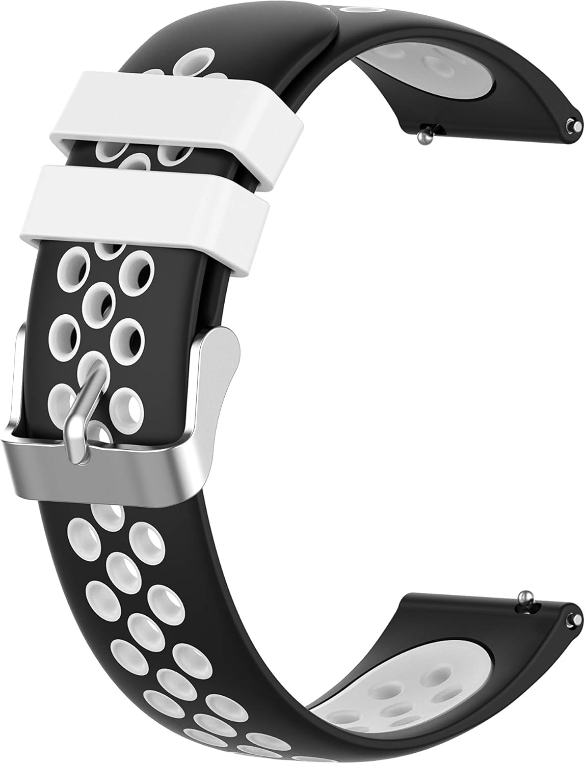 FitTurn Bands Compatible with Dirrelo GT01 Smart Watch Replacement Wristbands Two-Color Breathable Hole Quick Release Bands for Dirrelo GT01 Release Soft Sport Strap