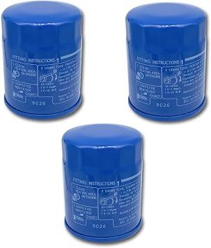15400-PR3-003 15400-PLM-A02 Oil Filter Case 15400-P0H-305PE Engine Oil Filter Compatible With Hnoda GX610 GX630 GX670 GX690 GXV340 GXV390 3 PCS