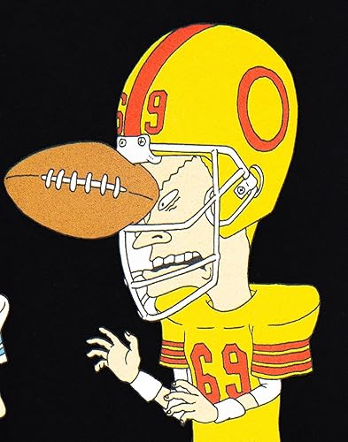 Miniatura 6 de Beavis & Butthead - Camiseta negra de manga corta para hombre, diseño de dibujos animados retro, moda nostalgia de los años 90 para hombre