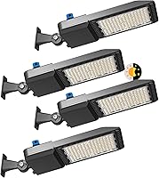 Vista 10 de Lightdot Luz LED de estacionamiento de 400 W, montaje de brazo de 60000 lúmenes, 5000 K, iluminación inteligente del atardecer al amanecer, luces