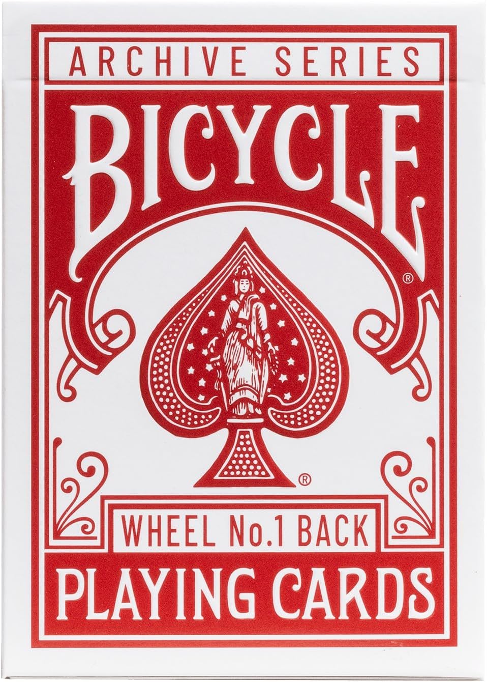 Bicycle Archive Series Wheel No.1 Back 1887 Playing Cards, Poker Size Standard Index
