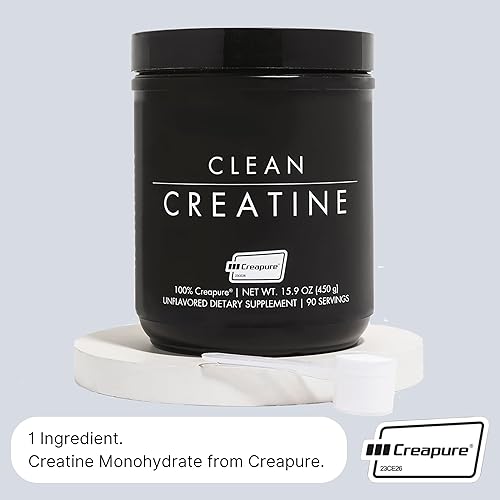 Miniatura 8 de CLEAN Creatina - Creapure 100% creatina monohidrato en polvo para la salud muscular, el rendimiento y el apoyo cognitivo  Certificado por terceros