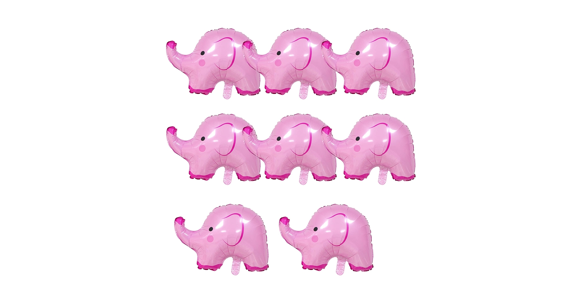 Amazon.co.jp: 象の風船 8個パック ピンク かわいい象の形の